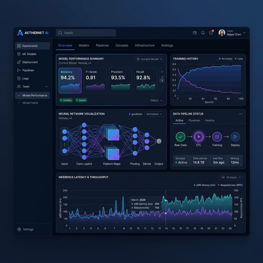AI Workflow & Neural Network Platform